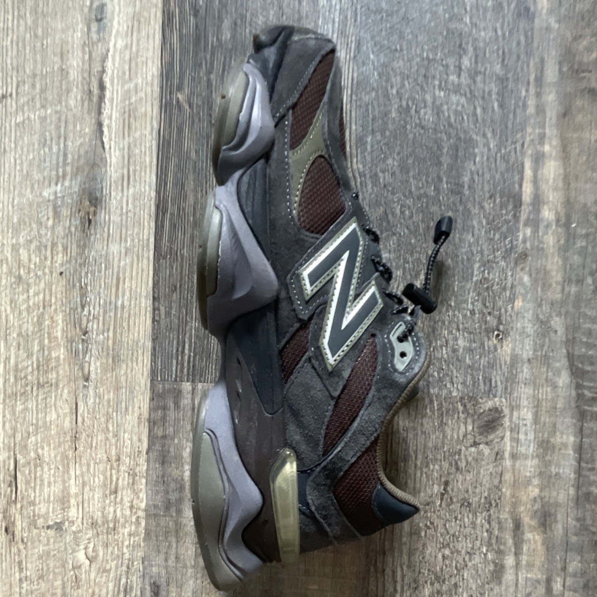 New Balance 9060 U9060PH Blacktop Dark Moss Suede Men's Athletic