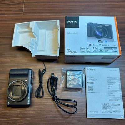 Sony Cyber-shot DSC-HX60V 20.4MP Digital Camera - Black for sale