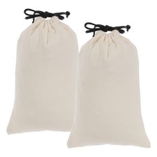 2Pack Dust Bags for Handbags, 5.2x8.3" Cotton Dust Cover Storage Bags, Beige