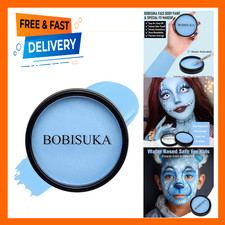 Face Body Paint Kit Water-Based Non-Toxic Light Blue SFX Makeup Halloween