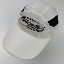 Ghisallo Running Cap Hat Men's Adjustable One Size White Black Mesh USA Made