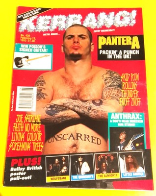 Kerrang! No.430 February 13 1993 - Pantera. Skid Row, Anthrax, Faith No More