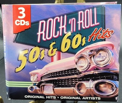 Rock N Roll 50s 60s Hits 3 CD Set 2003 Madacy Special Products THF2 3972 Tested