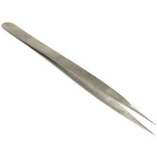 Diamond Tweezers Pointed X-Fine Tip for Melle Gemstones Beads 6-1/2" Stainless