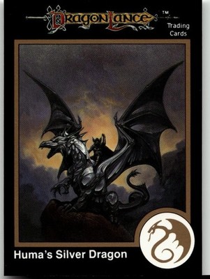 1991 TSR Advanced Dungeons & Dragons Gold Edition #455 Huma's Silver Dragon