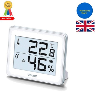 HM16 Indoor Thermo-Hygrometer: Präzise Luftfeuchtigkeits- & Temperaturregelung, silber
