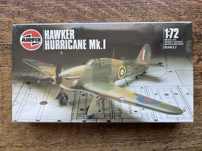 Airfix 02067, 1:72, Hawker Hurricane Mk.I Plastik Modellflugzeug Bausatz, NEU