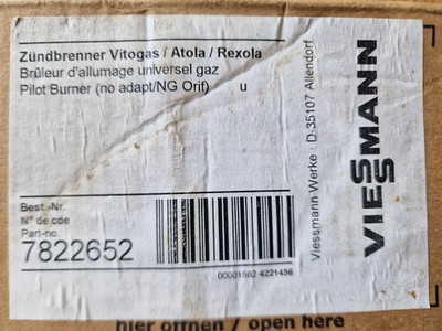 Viessmann Universal-Zündbrenner Vitogas/Atolla/Rexola Nr.7822652 Neu OVP