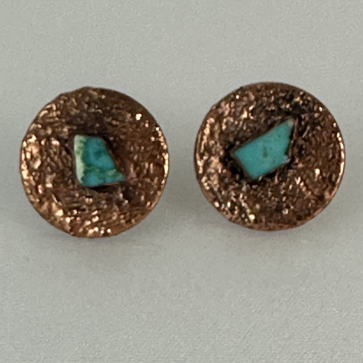 Vintage Bell Trading Solid Copper Stabilized Turq… - image 1