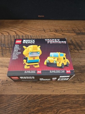 LEGO BRICKHEADZ 40804 Transformers BumbleBee Robot & Vehicle NEW Factory Sealed 