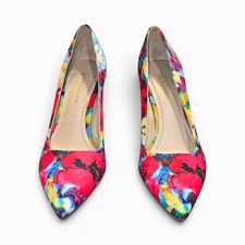 BCBGeneration Womens Floral Multicolor Pointe...