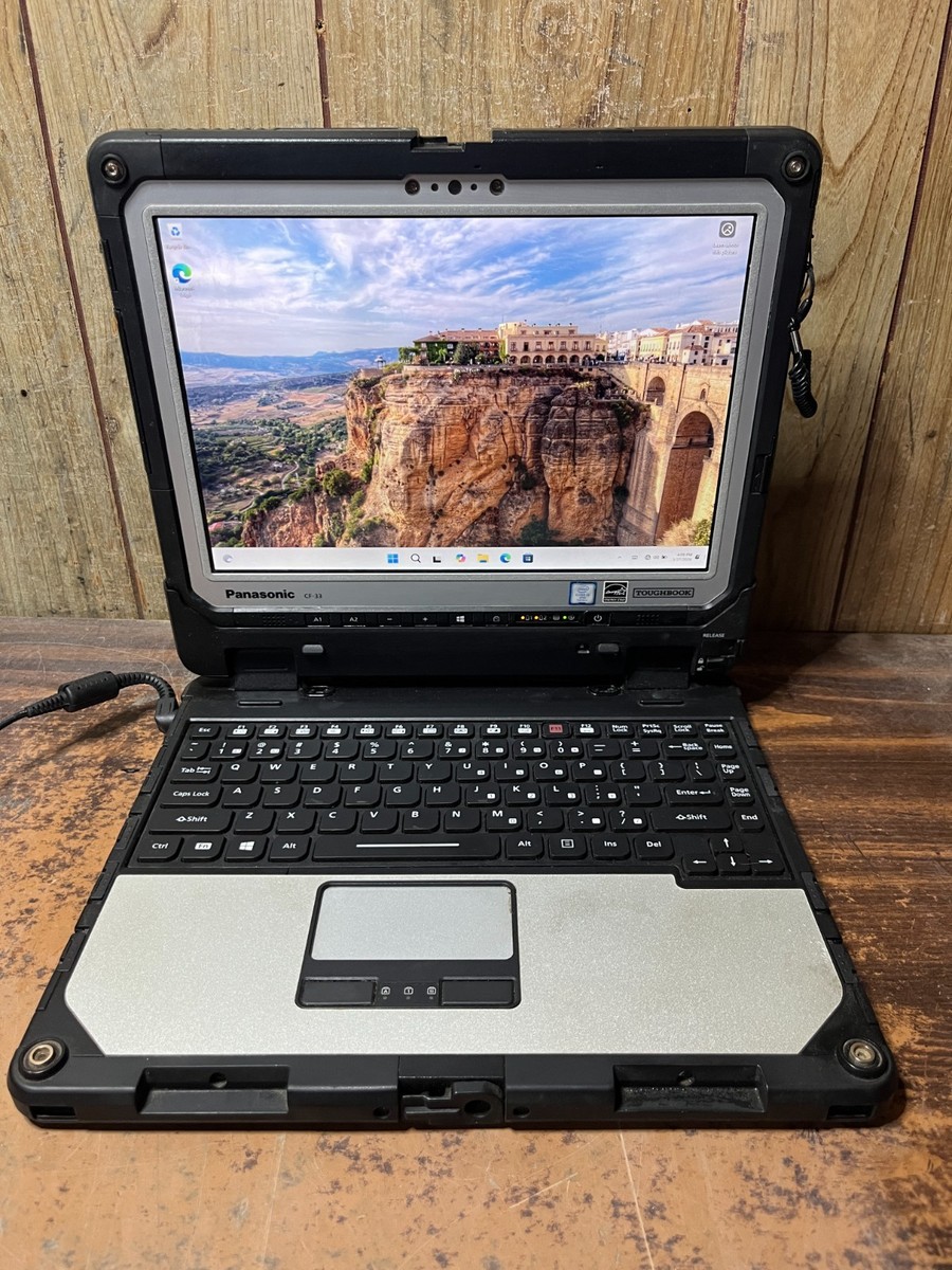 Panasonic Toughbook Touch Tablet Laptop CF-33 i5-7300U 8GB 256gb