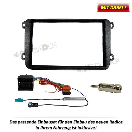 PIONEER 2-DIN DMH-A3300DAB Auto Radioset für SEAT Alhambra 2 ab 2010 - Bild 3 von 4