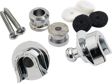 Fender Security Strap Locks for guitar; Chrome - P/N 099-0690-000