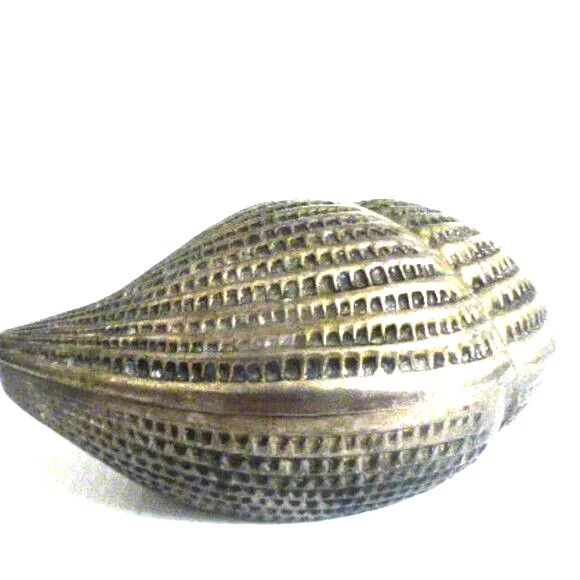 Seashell Trinket Holder Vintage Trinket Box Vintage Jewelry Box