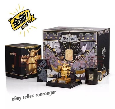 Supercell COC 8th Anniversary Golden P.E.K.K.A. Limited Edition Figure