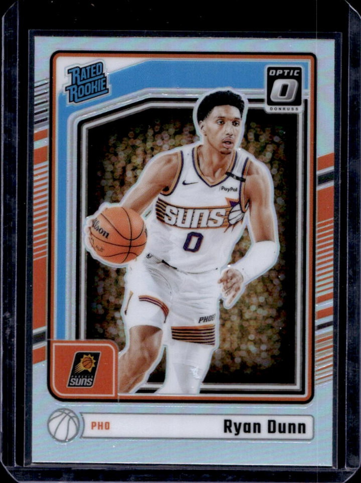 2024-25 Donruss Optic Ryan Dunn Holo Rookie RC #279 Suns