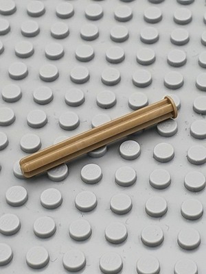 LEGO  6x Technic Axle 5L Kreuzachse m. Stop - 15462 - dunkel beige dark tan