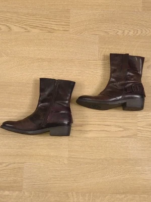 Bottines kickers ameriko cuir - taille 37 - Marron - Photo 1/4