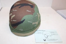 REAL US Military Issue PASGT Helmet Made with Kevlar Camouflage Cover LARGE JH25