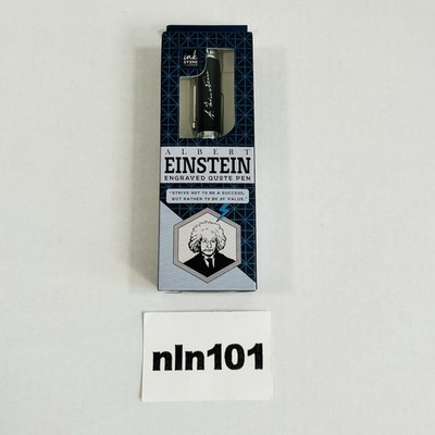 Ink Stone-Albert Einstein Engraved Quote Pen  Success / Value 