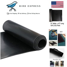 Neoprene Rubber Sheet 1/8 in Thick x 12 in Wide x 47 in Long for Gasket Sealing