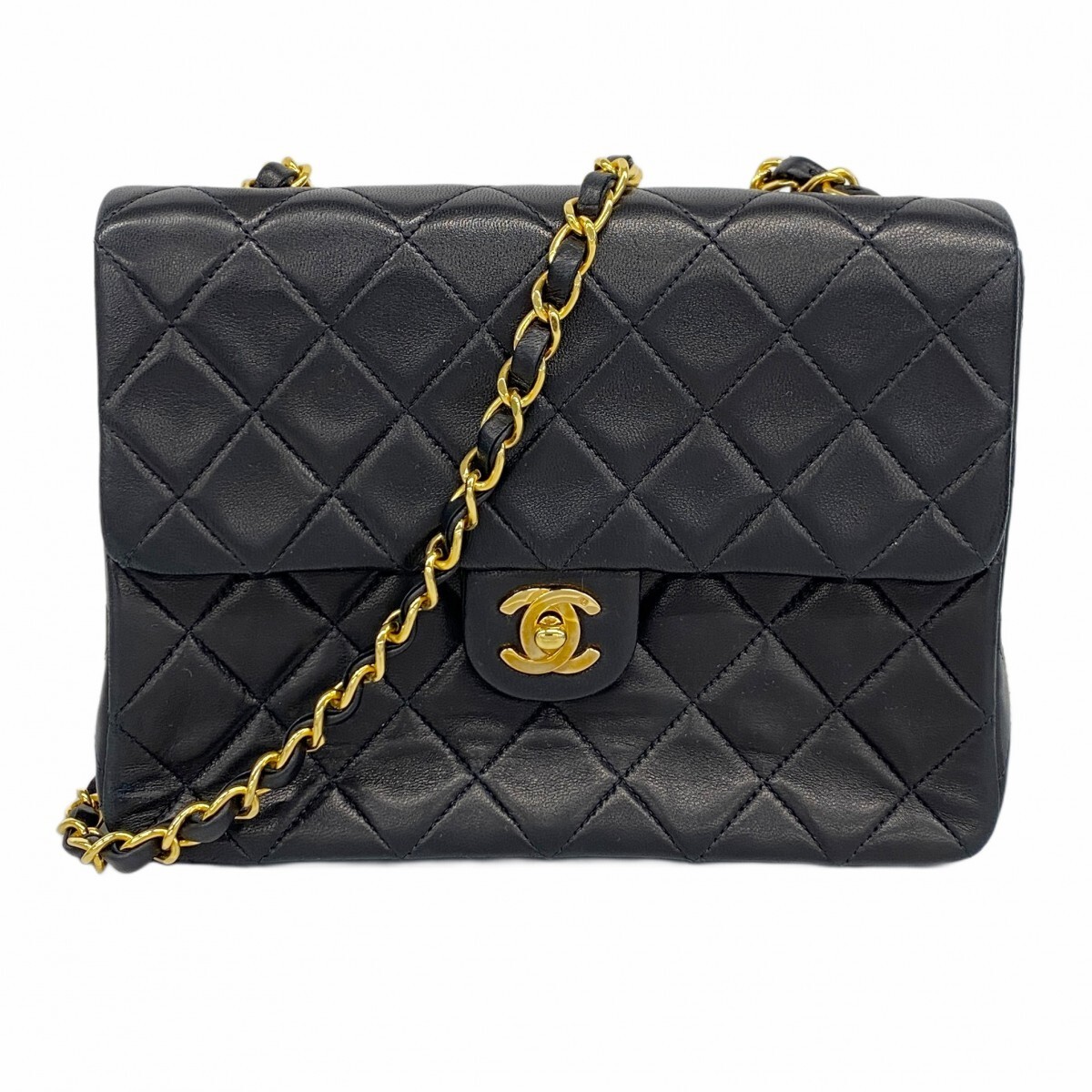 Chanel Matelasse Lambskin Shoulder Bag with Chain Strap 427215-image
