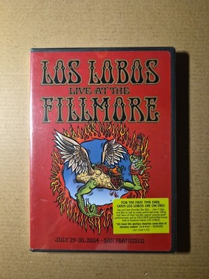 Los Lobos Live at The Fillmore Dvd 2004 Factory Sealed