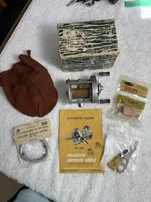 Vintage Pflueger Supreme Fishing Reel BOX & Accessories No. 1573