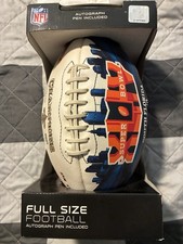 NFL Super Bowl XLIV Pełnowymiarowy autograf Piłka nożna Saints Colts Długopis w zestawie