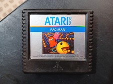 Atari 5200 Pac-Man Game Cartridge CX-5208 Tested Vintage 1982