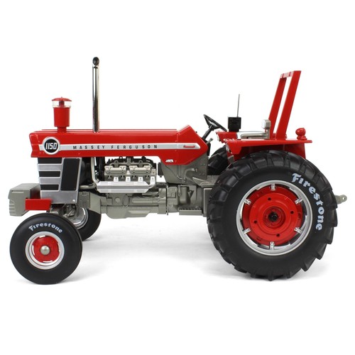 Spec Cast 1/16 Massey Ferguson 1150 Tractor Firestone Tires Chrome Stack MAS-002 - Picture 5 of 10