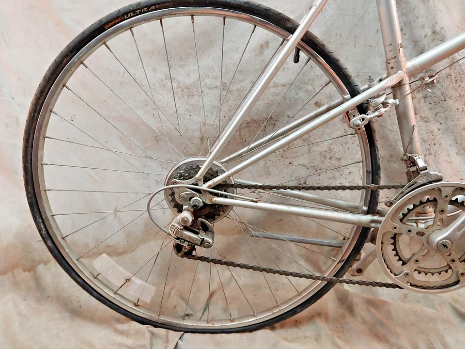 Bicicleta de carretera Panasonic Schwinn Le Tour Mixte 1979 56 cm acero con orejetas medianas ~ Foto 3 de 4