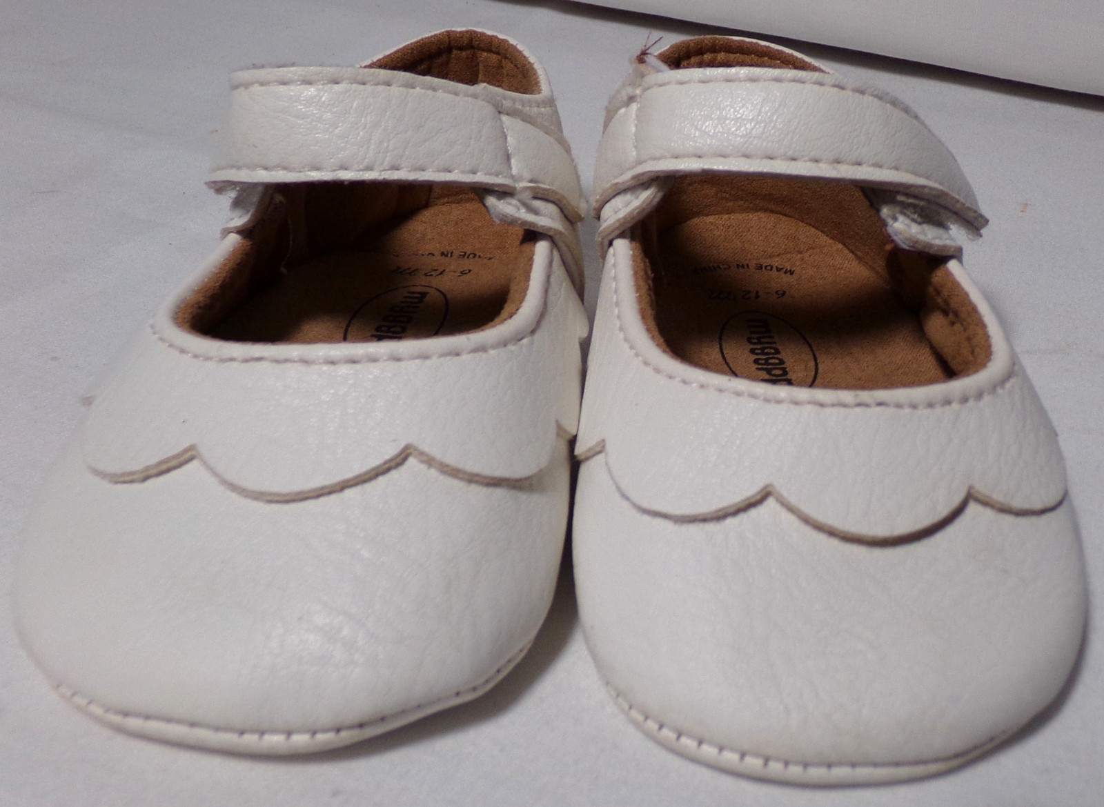 6-12 Months Mary Jane Straps Scalloped Foot Tops