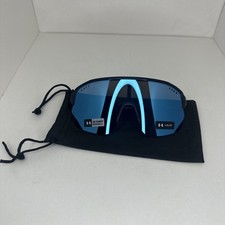 Under Armour GAMEDAY II/G Baseball Sunglasses Black Blue D51W1 Size L/XL