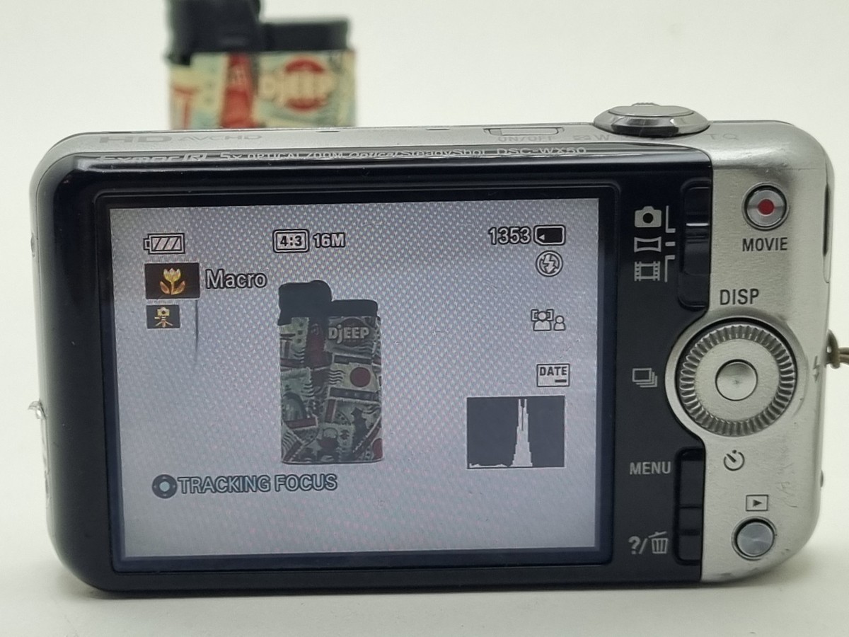 Sony Cyber-shot DSC-WX50 16.2MP Digital Camera - Silver for sale