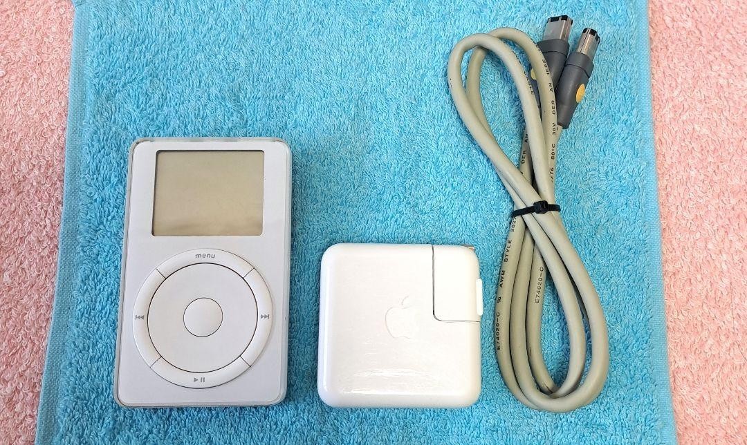 Apple iPod 5GB（初代）M8513J/A M8541 Apple iPod Classic White m8541 5GB M8513J/A 1st Gen 2001 MP3