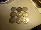 90% silver Half Dollar Walking Liberty Lot Of 9