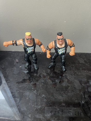 HASBRO WWF WWE SERIES 3 NASTY BOYS Tag Team Knobbs...