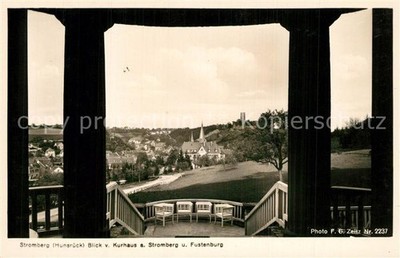 Stromberg Hunsr?ck Blick vom Kurhaus Fustenburg