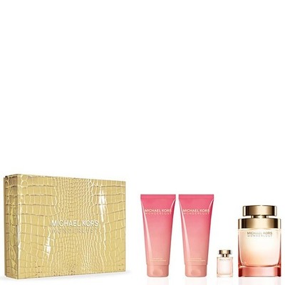 Michael Kors Ladies Wonderlust 4pc EDP Gift Set Fragrances 850049716635