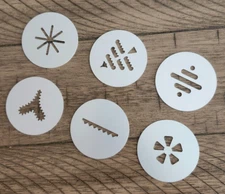 Lot of 6 Discs Proctor Silex Super Shooter Plus Cookie Press Replacement New