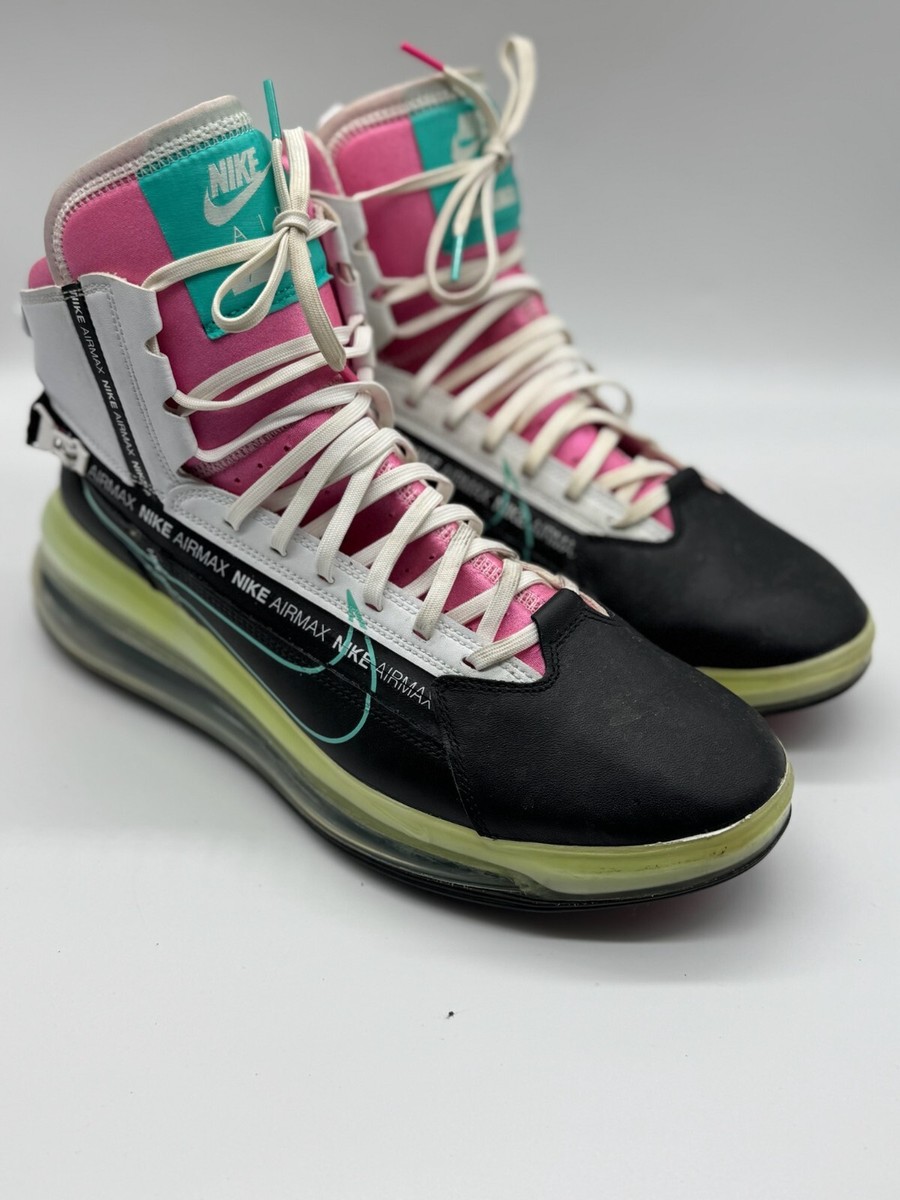 Nike Air Max 720 Saturn Miami Vice Mens High Top Sneaker Shoes AO2110-002 