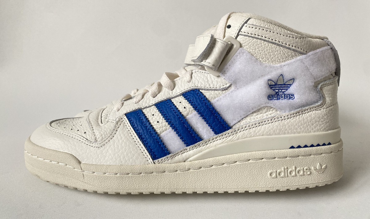 ADIDAS ORIGINALS FORUM MID SHOES TRAINERS SNEAKERS 80S OFF WHITE