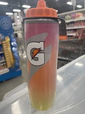 Gatorade Insulated Squeeze 30 Oz Plastic Water Bottle - Orange