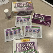 Custom Cleaner Home Dry Cleaning Kit And Refills. See Photos.