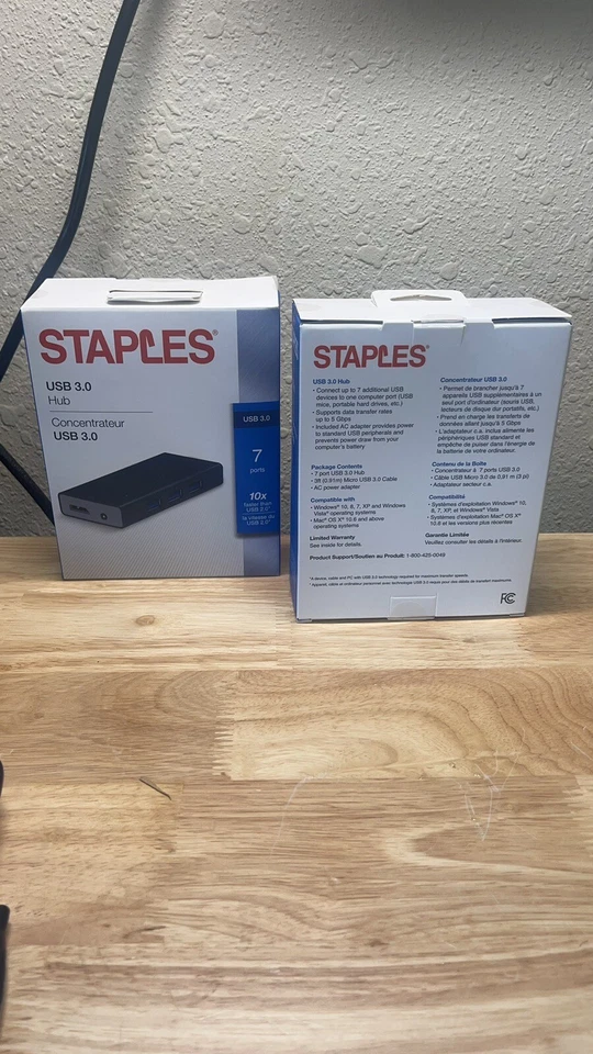 USB 3.0 Hub 7 Port, New In Box. Fast US Shipping. New In Box. 2 for 1 Deal - Image 2 of 4