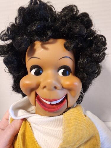 Poupée vintage Lester personnage ventriloque poupée Goldberger 26" - Photo 1 sur 12