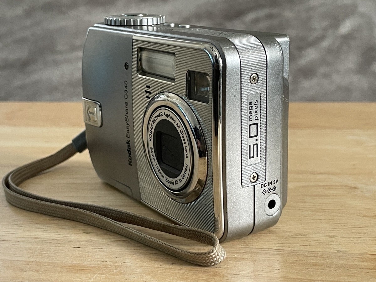Kodak Easy Share C340 5.0MP Digital Camera 3x Zoom Tested Works | eBay