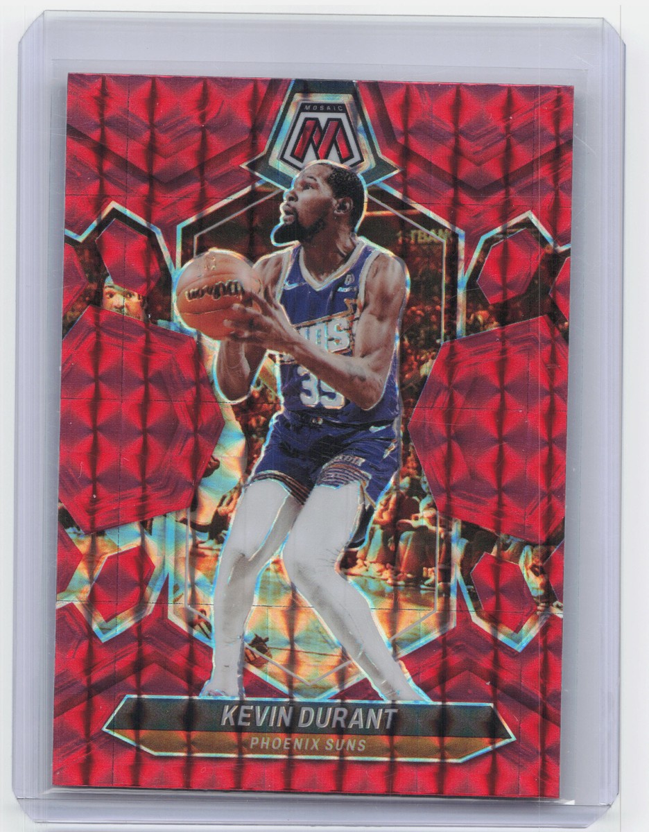 2023-24 Panini Mosaic #180 Kevin Durant Red Mosaic Prizm | eBay